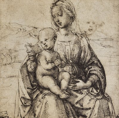 Study for a Virgin and Child by Raffaello Sanzio Raphael